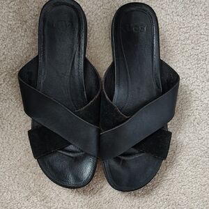 UGG Black Minimalist Sandals
